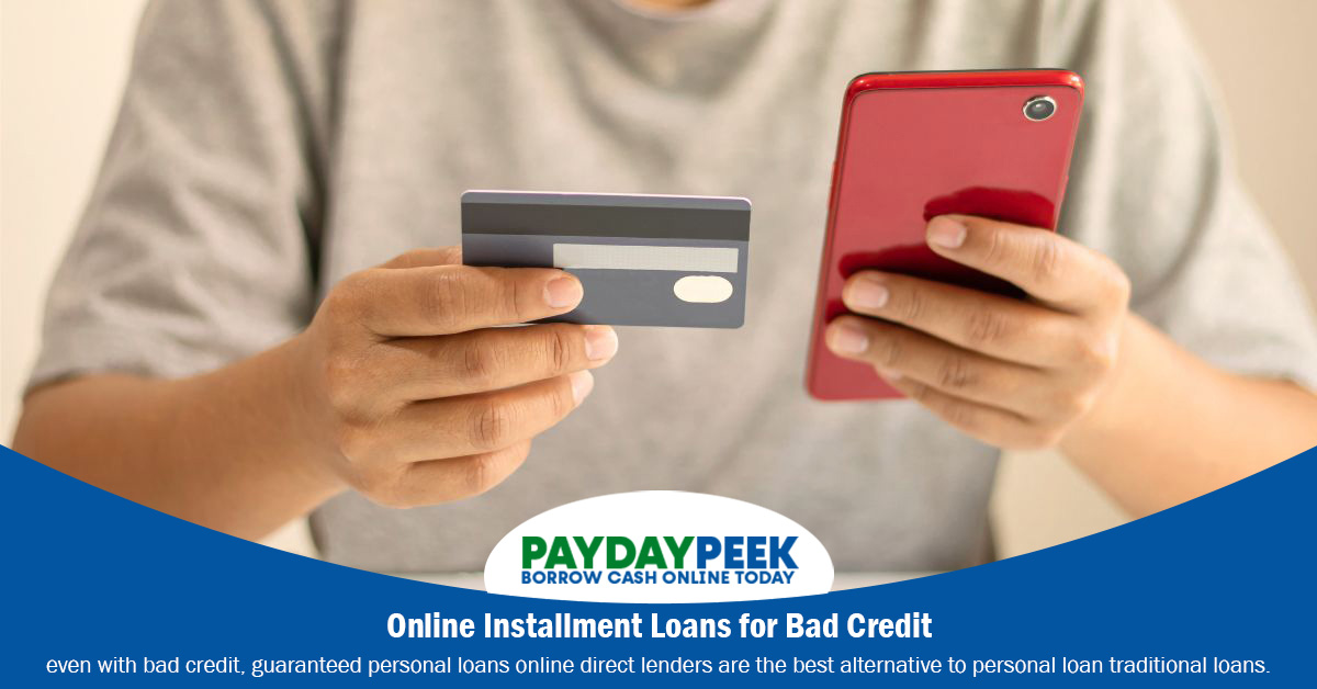 Online Installment Loans for Bad Credit