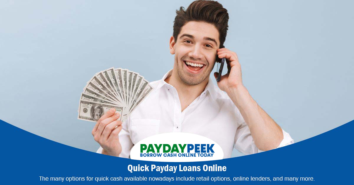 Quick Payday Loans Online for Bad Credit No Credit Checks