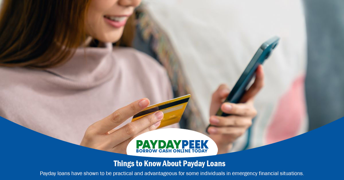 Things to Know About Payday Loans