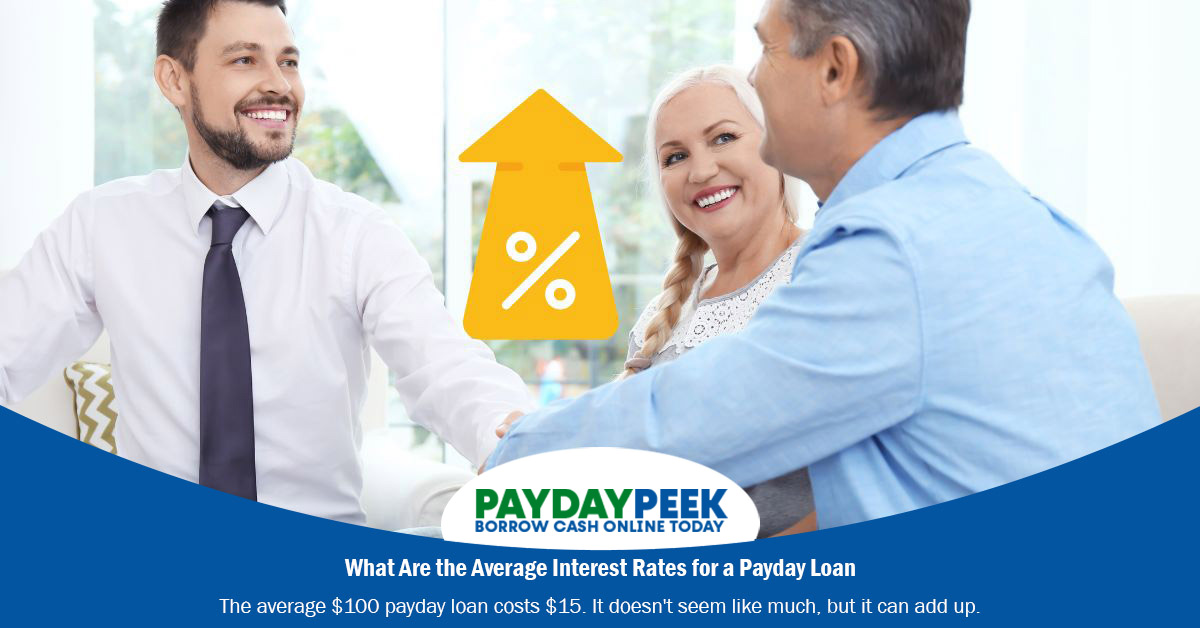 What Are the Average Interest Rates for a Payday Loan?